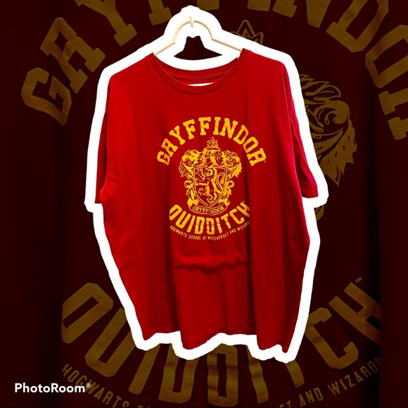 Warner Bros. Other - Harry Potter Gryffindor Quidditch T-shirt size XXL